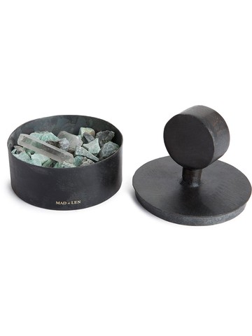 MAD et LEN - Pot Pourri Cristaux - unisex - Iron/quartz/Emerald - One Size - Black
