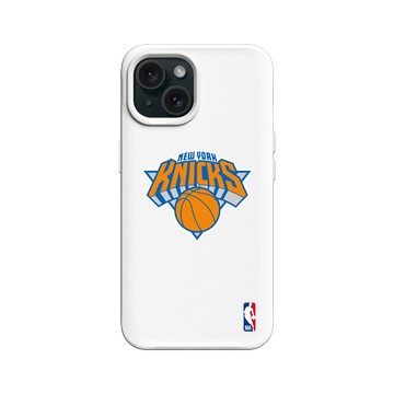 iPhone 15 SolidX 白 - NBA - Logo-紐約尼克 New York Knicks