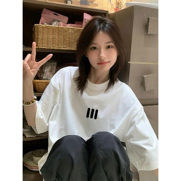 【現貨！當天出貨】韓系短袖 流行衣服 100%純棉t恤 加大碼女裝 下半身失蹤上衣 潮流百搭短t 夏季休閒棉t 新款T恤