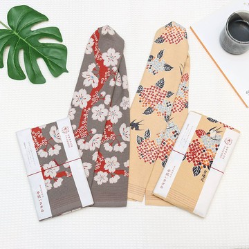 今治著色拔染毛巾-舞櫻(櫻之舞)/紫陽花