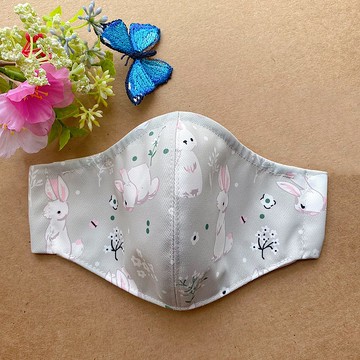 小兔先生立體布口罩 可放濾芯 (大/中/小碼) 手工製作