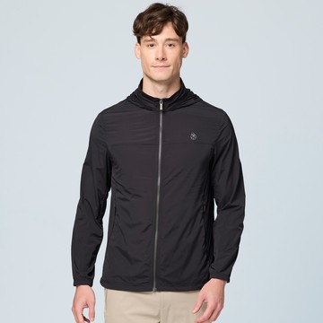 【WILDLAND荒野】男20D輕量快乾機能外套180 黑水塘