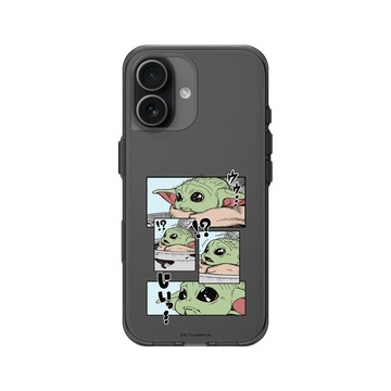 iPhone 17 Clear (相機按鈕) 酷墨灰 - Star Wars - The Mandalorian - 曼達洛人 - 古古漫畫風