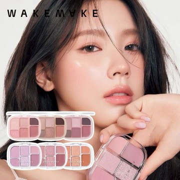[快速出貨]【WAKEMAKE】六色多用盤 清透感眼影高光腮紅 眼頰多用 眼頰高光腮紅多功能彩妝盤