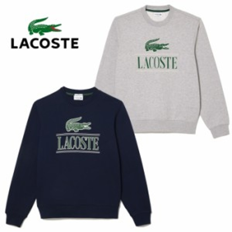 スウェット トレーナー メンズ LACOSTE ラコステ 3Dプリントクラシッククルーネックスウェット SH1228-99 Tシャツ tシャツ 長袖  プリント | LINEブランドカタログ