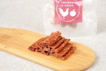 macarro富士蘋果雞—蘋蘋安安/狗零食/貓零食 100g