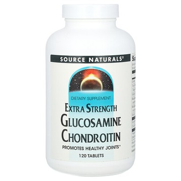 Source Naturals, 葡萄糖胺和軟骨素，120 片