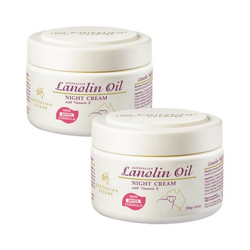 【澳洲G&M】綿羊滋養夜霜含維他命E(250g/罐 2入組)