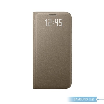 samsung三星 原廠galaxy s7 g930專用  led皮革翻頁式皮套(可插卡)