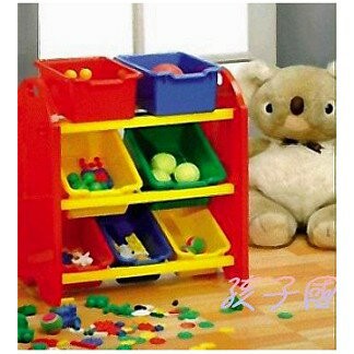 《孩子國》七寶玩具收納架~熱銷日本~