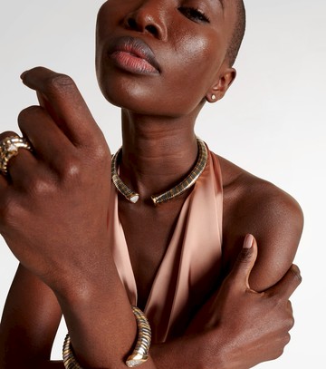 Marina B Trisola 18kt gold necklace with diamonds