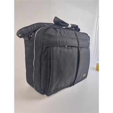 日系吉田男士包單肩斜挎包韓版帆布休閑夾層多功能iPad簡約郵差包