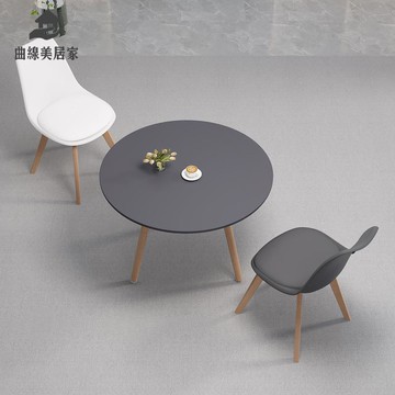 休閑洽談桌 三件套椅茶桌椅組合 戶外咖啡小茶幾圓桌 北歐陽臺小桌椅qxm9091