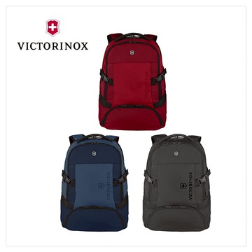 VICTORINOX 瑞士維氏 VX SPORT EVO Deluxe 16吋後背包 35*48*25cm 紅/藍/黑 611417/611418/611419