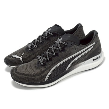 Puma 慢跑鞋 Propio Nitro 女鞋 黑 白 輕量 氮氣中底 運動鞋 31142901