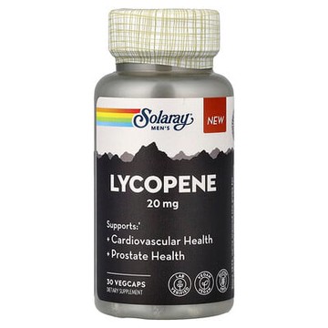 Solaray, Men's Lycopene, 20 mg, 30 VegCaps
