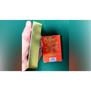 【USPCC 撲克】Ye Witches'  Fortune 藍封標撲克 (單向)金鑲邊及（雙向）銀鑲邊，共二款