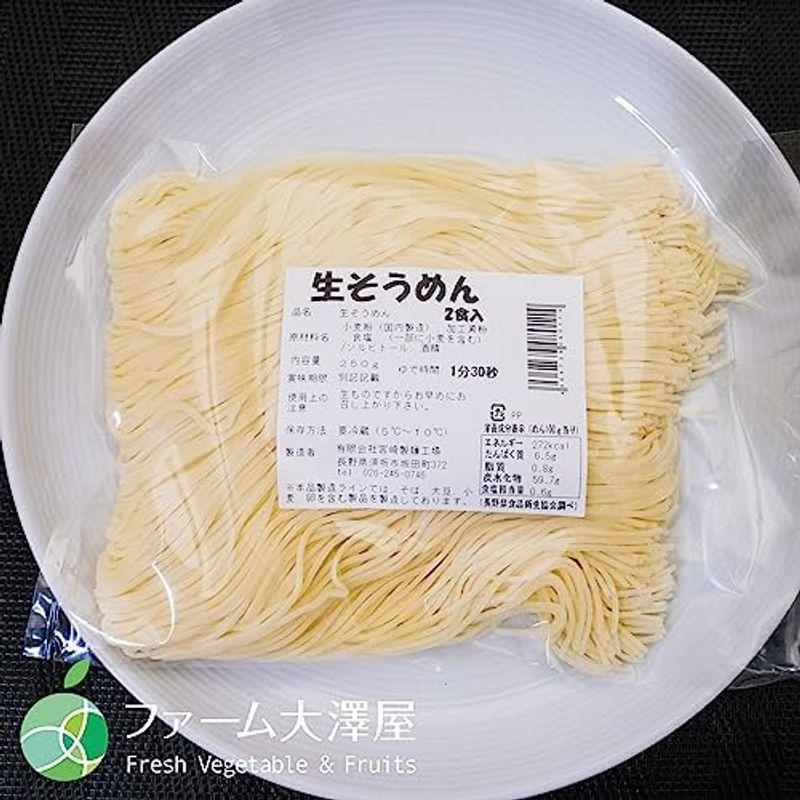 長野県・須坂の生そうめん 5袋（10食）セット 甘みがありモチモチツルツルの生麺