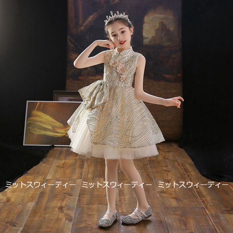 子供服 女の子ワンピース ドレス 琴演奏会 子供 子どもドレス