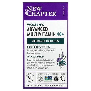 New Chapter, 女性高級多維生素 40+，96 片素食片