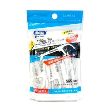 刷樂 超細滑潔舌牙線棒(衛生包)32支【德芳保健藥妝】