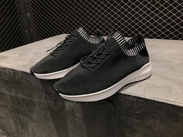 FINDSENSE MD 日系 時尚 潮 男 綁帶 透氣網布 輕便 襪子鞋 運動鞋 休閒鞋