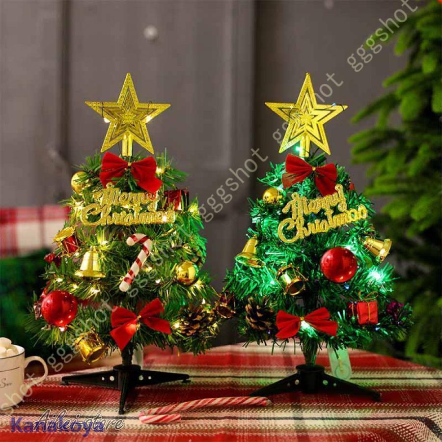 ミニ クリスマスツリー オーナメント 蝶結び飾り 卓上置物 北欧