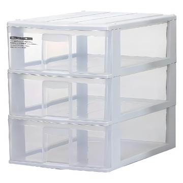 塑根 蘋果置物盒 W250 x D355 x H305mm  PA03 顏色隨機  3層