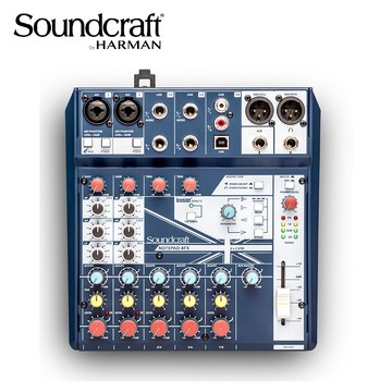 Soundcraft Notepad-8FX 混音器【敦煌樂器】