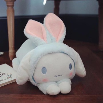 可愛玉桂狗小兔玩偶紙巾盒車載毛絨紙巾套公仔家用客廳抽紙盒汽車