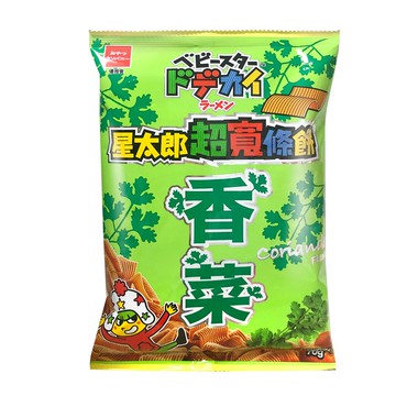 優雅食星太郎超寬條餅-香菜口味70g