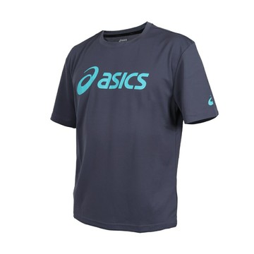 ASICS 男短袖T恤(免運 台灣製 吸濕排汗 運動 上衣 休閒「2033B666-020」≡排汗專家≡
