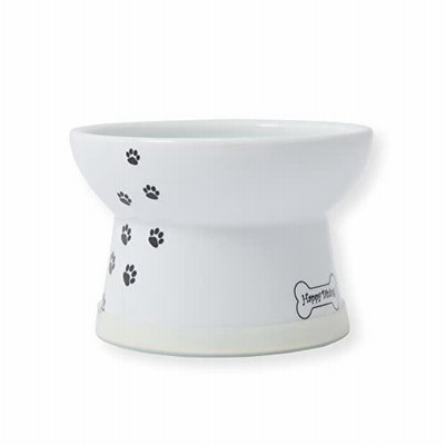 猫壱（necoichi）ハッピーダイニング 犬用 脚付フードボウル S（スモール）すべりどめシリコン付き