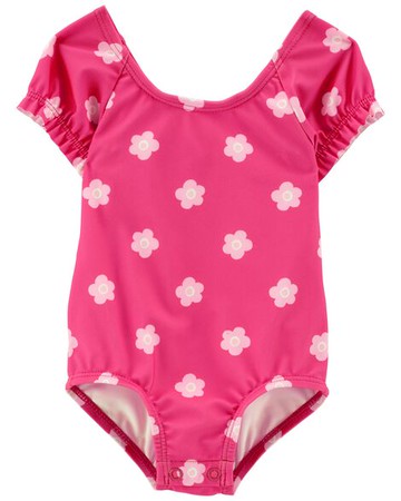 Baby 1-Piece Floral Swimsuit