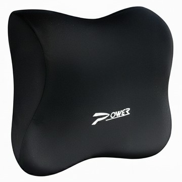 POWER S COOL涼感太空記憶舒壓頭枕 黑色 太空記憶棉 專為亞洲人設計 緩解駕車疲勞  1個