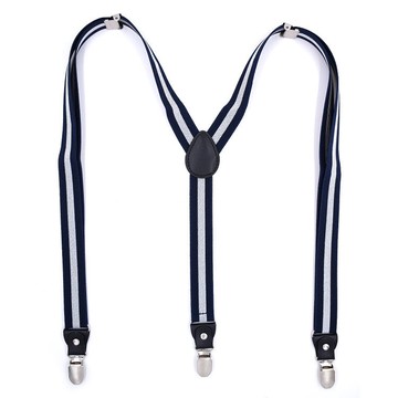 西褲背帶 背帶男士伴郎夾男女式成人吊帶老人褲子鬆緊防滑吊褲帶扣【MJ7455】