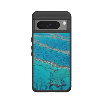 Pixel 8 Pro SolidSuit 黑 - Look! 多看我一眼 - 大自然的傑作（大堡礁）