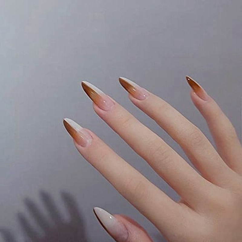 24枚入り 2色 グラデーション フレンチの個性派ユニークネイル 偽の爪 ネイル 付け爪 写真用 可愛い優雅爪飾り 通販 Lineポイント最大0 5 Get Lineショッピング