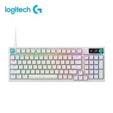 羅技 logitech G G316 X 線性軸98 8K 有線機械電競鍵盤-白
