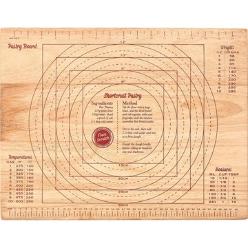 Premier 英國 木質測量揉麵板(45cm) / 桿麵墊 料理墊 麵糰