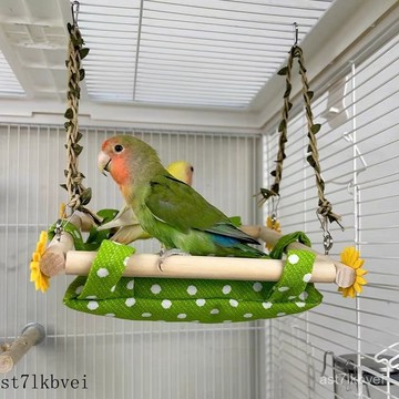 🔥鸚鵡專屬💥免運 鸚鵡夏季避暑 夏季鳥窩 陶瓷鳥窩 透氣鳥窩 鳥窩吊床 夏季透氣鳥窩 空中小搖籃鸚鵡睡窩夏季小吊床虎皮玄