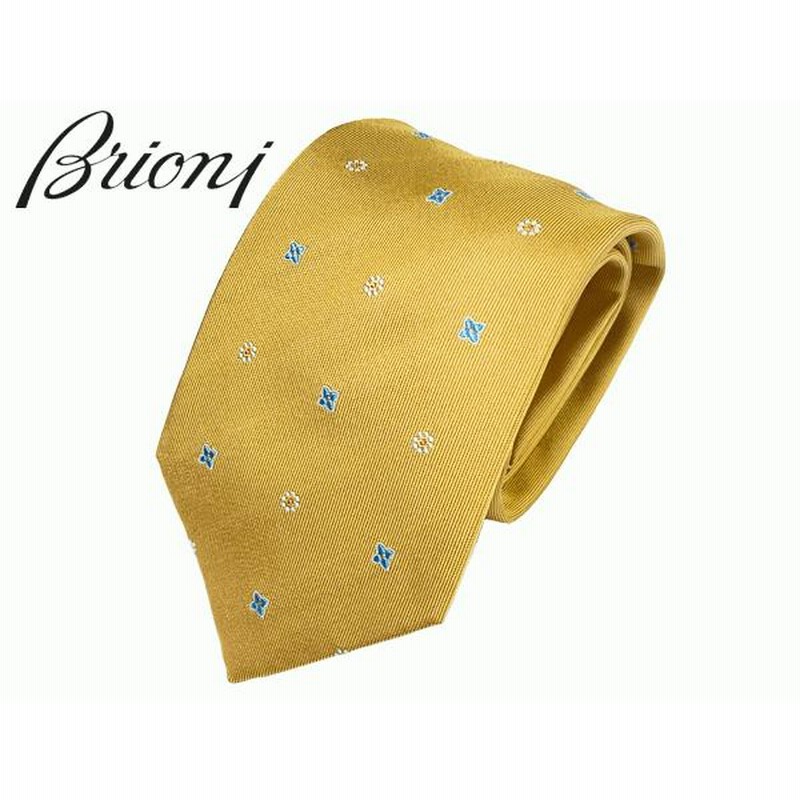 新作揃え Brioni ブリオーニ ブロックデザイン シルク ネクタイ