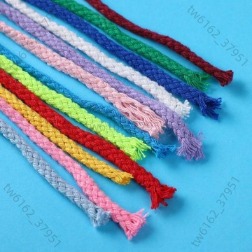【臺灣有貨 免運】彩色棉繩5mm粗10米diy手工編織棉線繩八股捆綁繩子束口袋抽繩帽繩