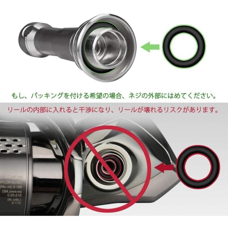 リールスタンド シマノ shimano ダイワ daiwa スピニング リール用 折り畳み カスタム パーツ ボディーキーパー アルミ 48mm  ゴメクサス Gomexus | LINEショッピング