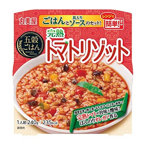 丸美屋 レンジで簡単! 五穀ごはん 完熟トマトリゾット 240g×6個