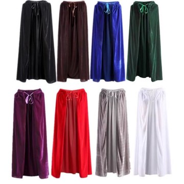 巫師長袍萬圣節披風角色扮演化妝舞會派對舞臺演出服連帽保暖斗篷