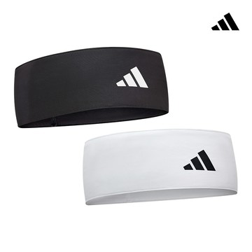 adidas 愛迪達 專業訓練止滑頭帶 (黑/白)