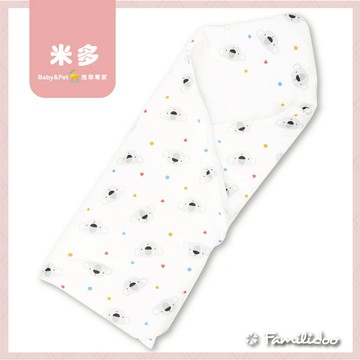【Familidoo 法米多】從出生到成長的第一條蓋毯｜考拉純棉包巾被（四季適用）