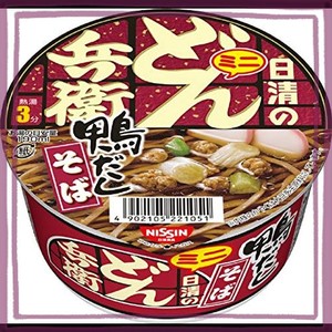 日清食品 日清のどん兵衛 鴨だしそばミニ カップ麺 46G×12個