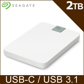Seagate Ultra Touch 2TB 外接硬碟-雲朵白(STMA2000400)